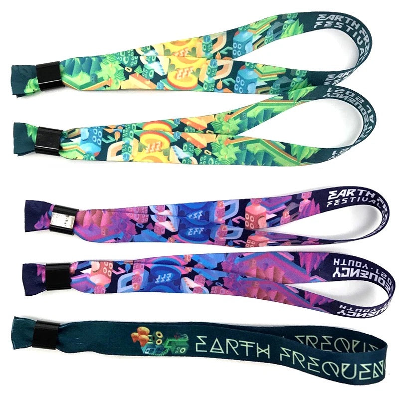 Festival-Style Cloth Wristbands